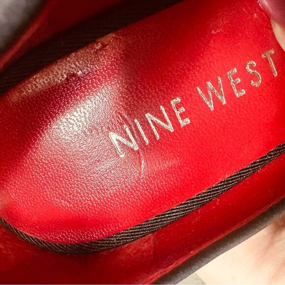 Nine West Ambitious, Black and White Floral Heels. - Picture 2 of 6